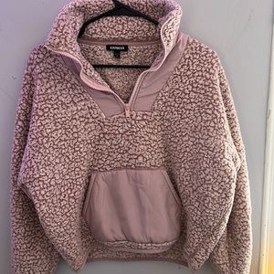 Fuzzy Light Pink Pullover